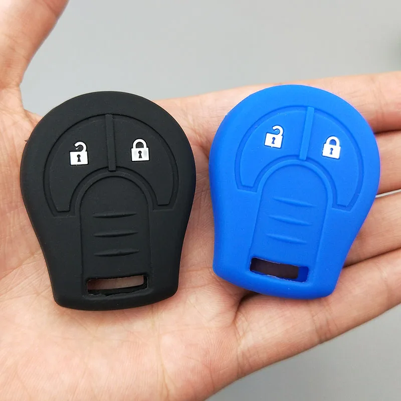 Fit For Nissan Juke Micra Qashqai March Sunny 2 Button Car Key protect Silicone Soft Rubber Case Cover Accessories | Автомобили и