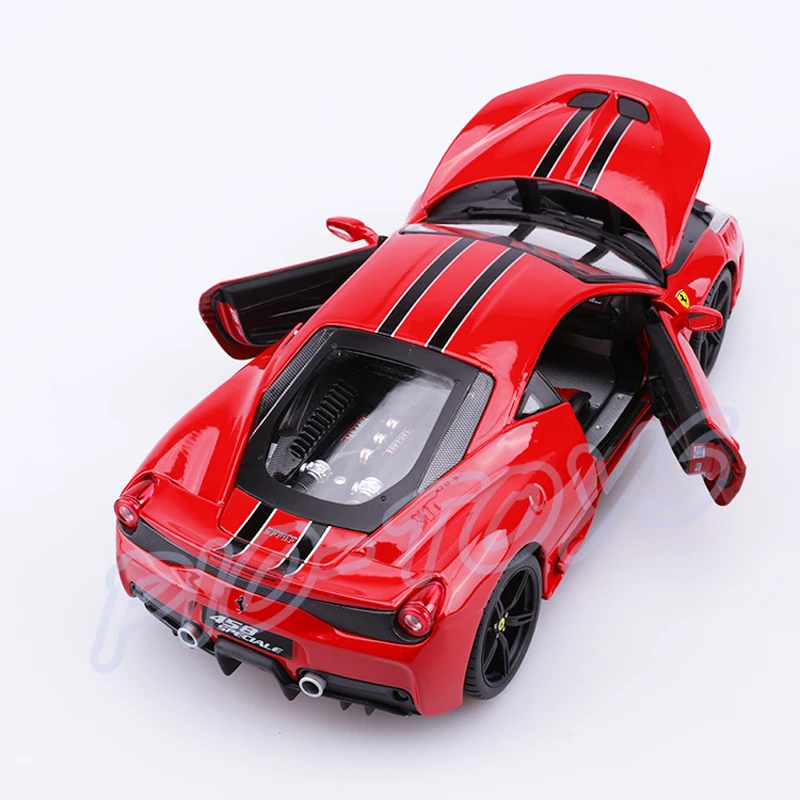 Новое поступление роскошный подарок 458 SP 1/18 сплав модель украшения автомобиля игрушки автомобили статические литье под давлением для взрослых фанатов любимый подарок предмет