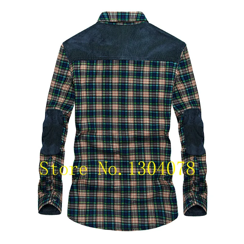 Новинка, мужская клетчатая рубашка camisa masculina AFS JEEP, мужские вельветовые фланелевые рубашки, Мужская одежда, повседневная брендовая рубашка с длинным рукавом