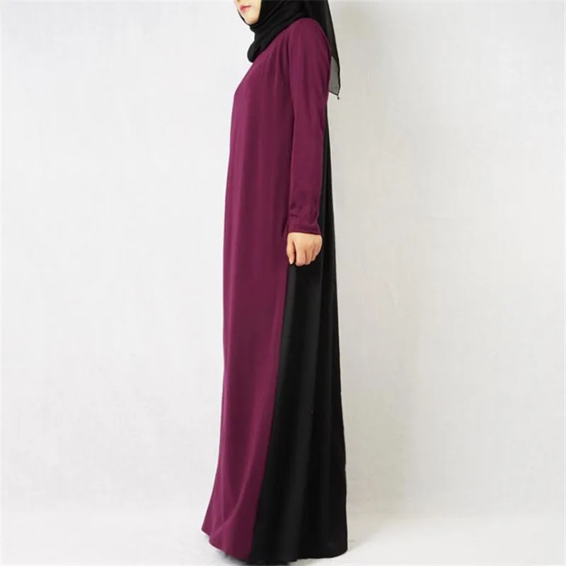 New Fashion Women Abaya Dress Islamic Clothes Elegant Vestido Chiffon Lace Stitching Robe Maxi for Ladies | Тематическая одежда и