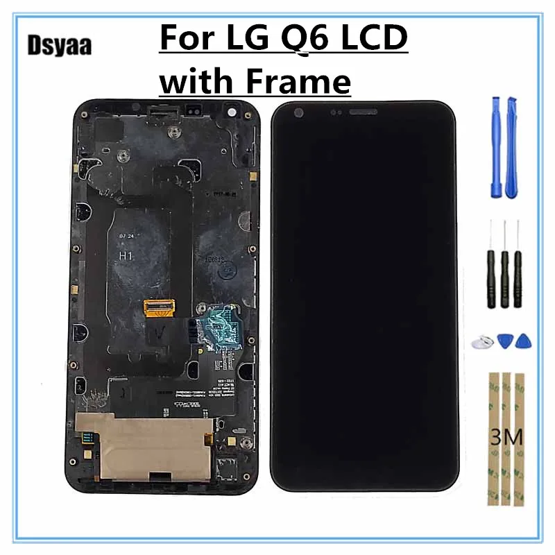 100% протестированный 5 ''для LG Q6 M700 M700A ЖК-дисплей с кодирующий преобразователь