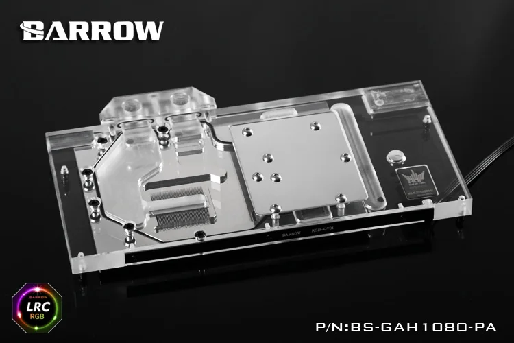 Блок видеокарт BARROW с полным покрытием для GALAXY GTX1080/1070/1060 Hall of Fame Радиатор GPU медный