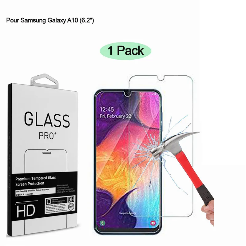 Для Samsung Galaxy A10 закаленное стекло прозрачная HD защитная пленка для экрана против