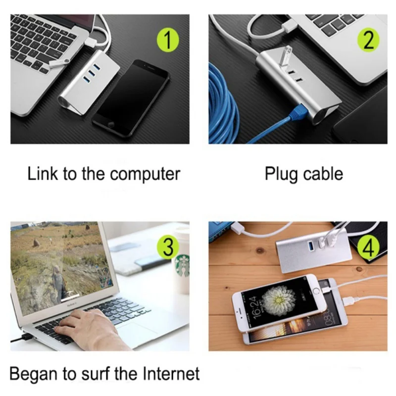 3/4/7 Порты и разъёмы USB3.0 usb-хаб высокоскоростной адаптер для мобильного жесткого диска USB флэш-накопитель кард-ридер для мобильного телефона Камера USB2.0 концентратор