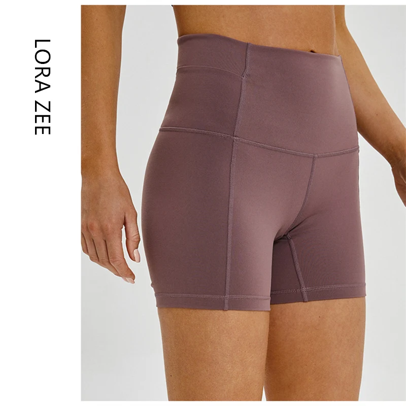 Женские спортивные шорты отличного качества с высокой талией для йоги