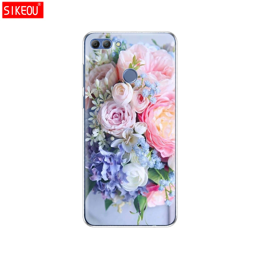 12070 Чехол для телефона huawei P smart Enjoy 7 S, Мягкий ТПУ силиконовый чехол на заднюю панель 360, полностью защитный прозрачный чехол с принтом - Цвет: 12070