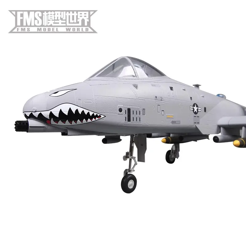 FMS двухканальный самолет 70 мм воздуховод модель самолета Thunderbolt II PNP|model aircraft|fms models