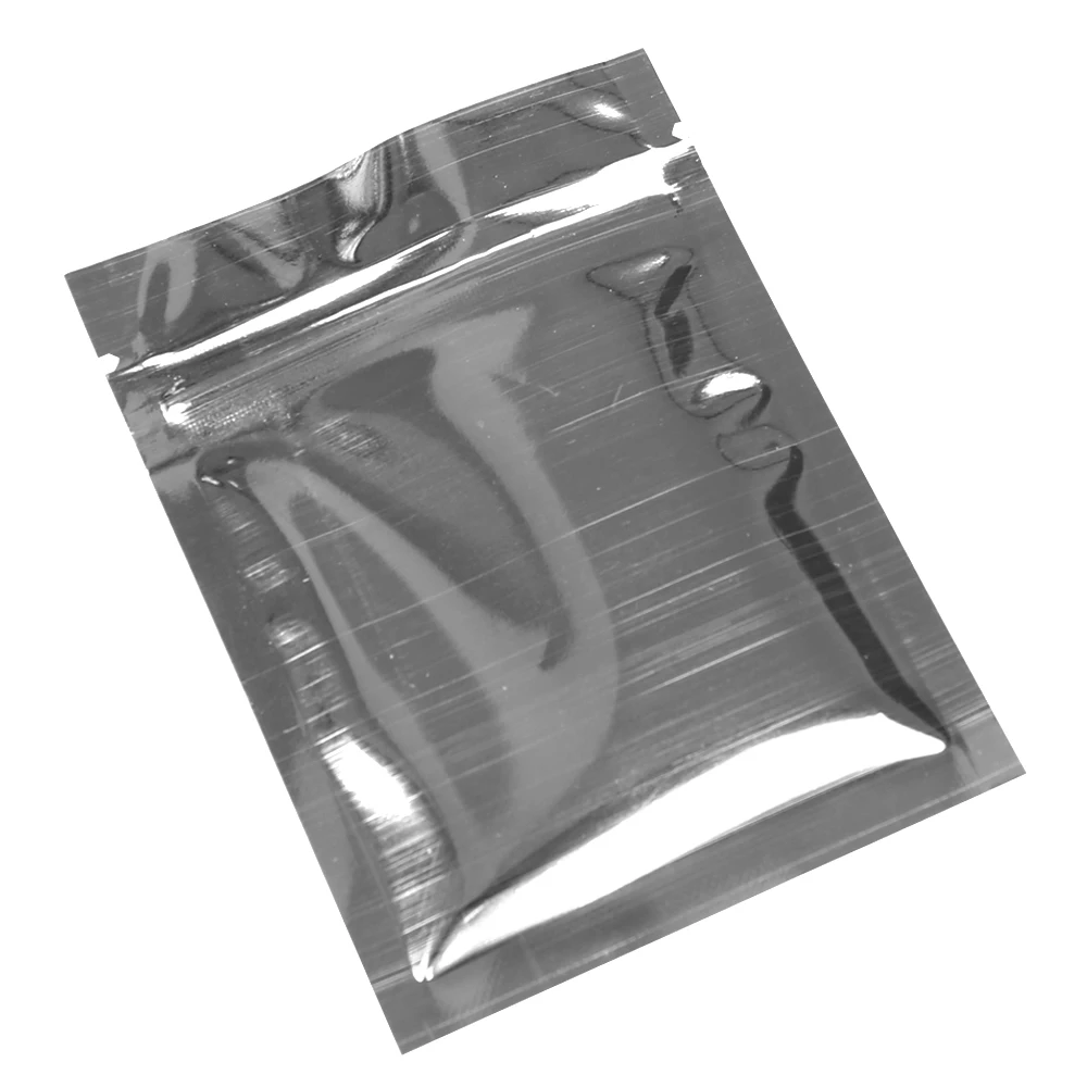 7 5x10 см (3x4 дюйма) серебряные пакеты с замком молнией|small storage bag|storage bagzipper bag |