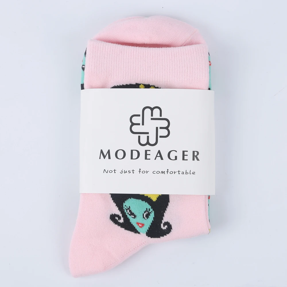 Модные женские носки Modeager из 75% хлопка в Корейском стиле|fashion woman socks|women fashion sockswomen