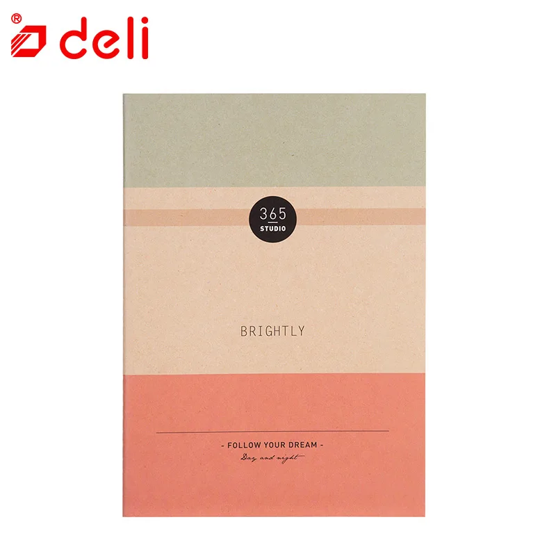 Deli 2 шт. 60 листов ежедневных заметок B5 бумажный журнал дневник для письма школы и