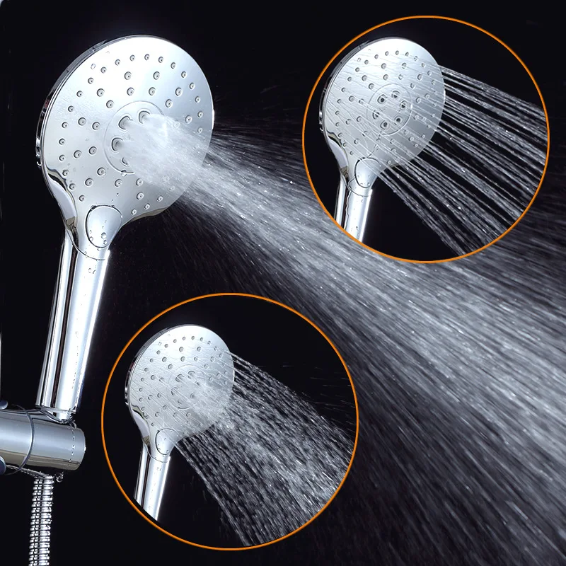Multifunctional Supercharged Shower Head Bathroom Pulse Hand held Water saving Home Installed Rainfall Shower|Душевые насадки| |
