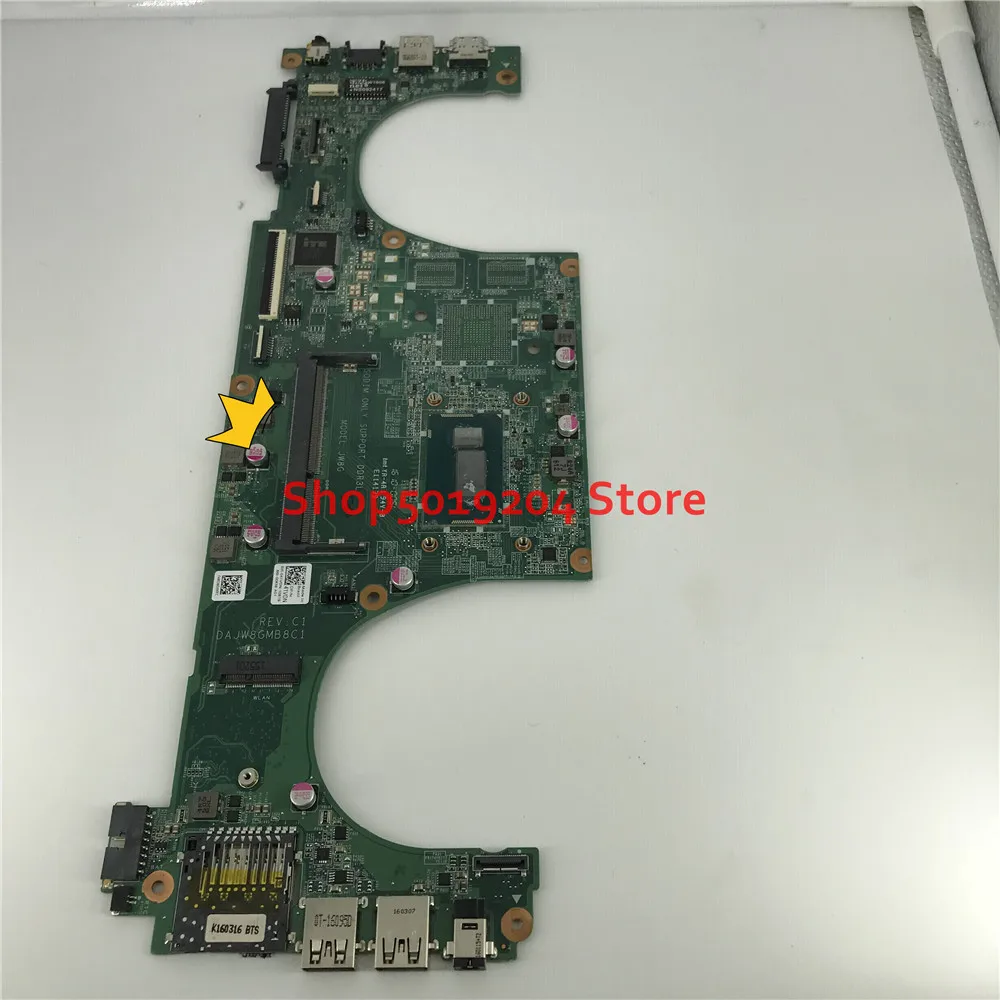 CN 041VDN 41VDN для DELL Vostro 5480 V5480 материнская плата ноутбука SR1EK I3 4005U CPU DAJW8GMB8C1 JW8G