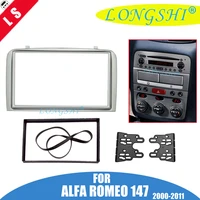 fascia for alfa romeo 147 radio dvd stereo cd panel dash double 2 din facia mounting installation trim kit face frame bezel 2din