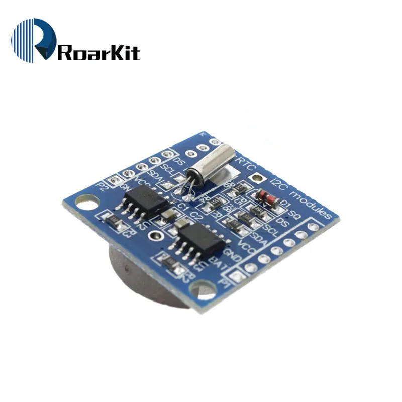 10pcs/lot The Tiny RTC I2C modules 24C32 memory DS1307 clock module for arduino (without battery) | Электронные компоненты и