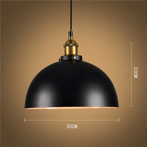 Винтажные железные черные подвесные светильники E27, скандинавский светильник в стиле индастриал, лофт, Подвесная лампа для ресторана, кухни, бара, гостиной, домашний декор