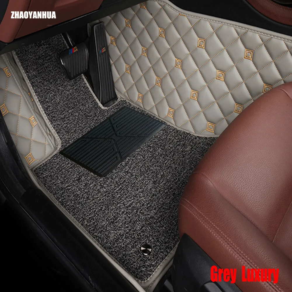 

ZHAOYANHUA car floor mats special for Mercedes Benz C117 CLA X156 GLA GLK GLC GLE GLS class X204 X205 X166 car-styling carpet