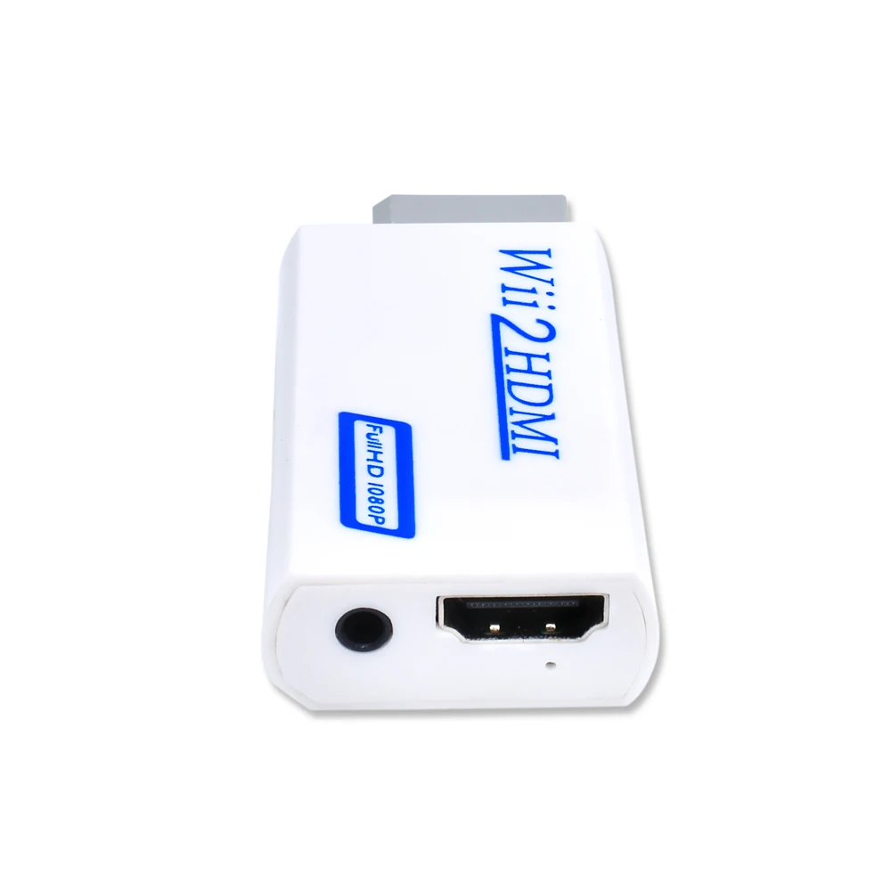 TISHRIC WII2HDMI 3 5 мм стерео аудио разъем конвертер Папа мама адаптер 720P для HDTV|Кабели
