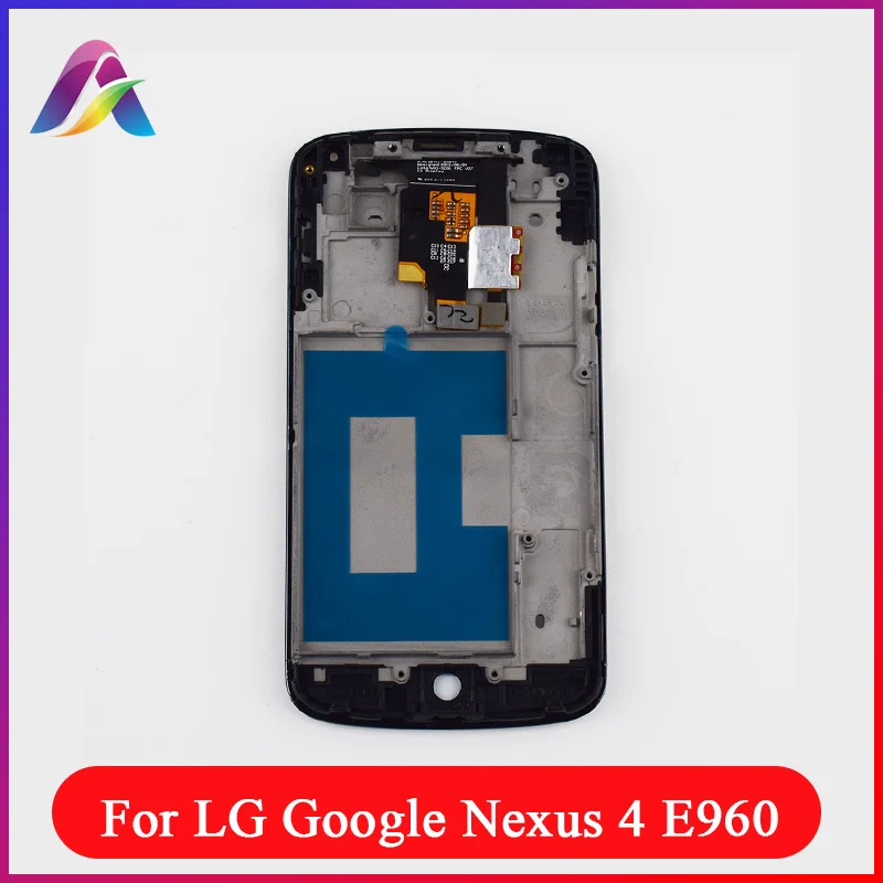 Для LG Google Nexus 4 E960 ЖК дисплей панель + сенсорный экран дигитайзер стекло сенсор