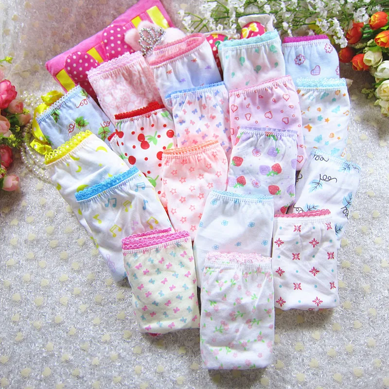 Нижнее белье для девочек 12 шт./пакет|girls briefs|girls pantieschildren's underwear |