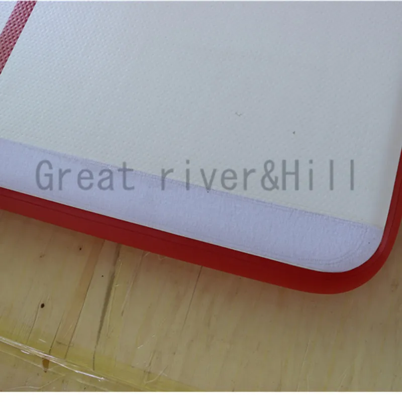 Great river hill gym mat inflatable air track not deformed red 10m x 1.5m 0.1m | Спорт и развлечения