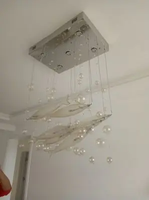 Простой современный бар гостиной освещение Ресторан LED летающая рыба отеля