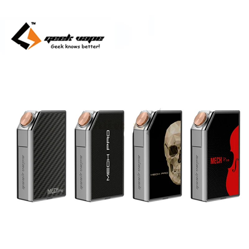Сменные крышки Geekvape подходят для Mech Pro ModGeekvape Kit черный/углеродное волокно/череп