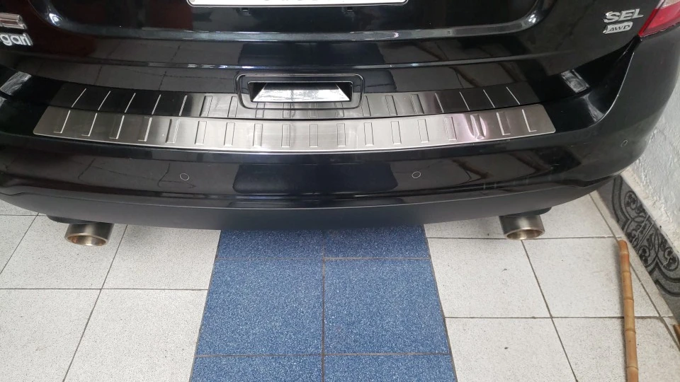 Защита заднего бампера из нержавеющей стали для Ford Edge 2007 2008 2013 2014 накладка на