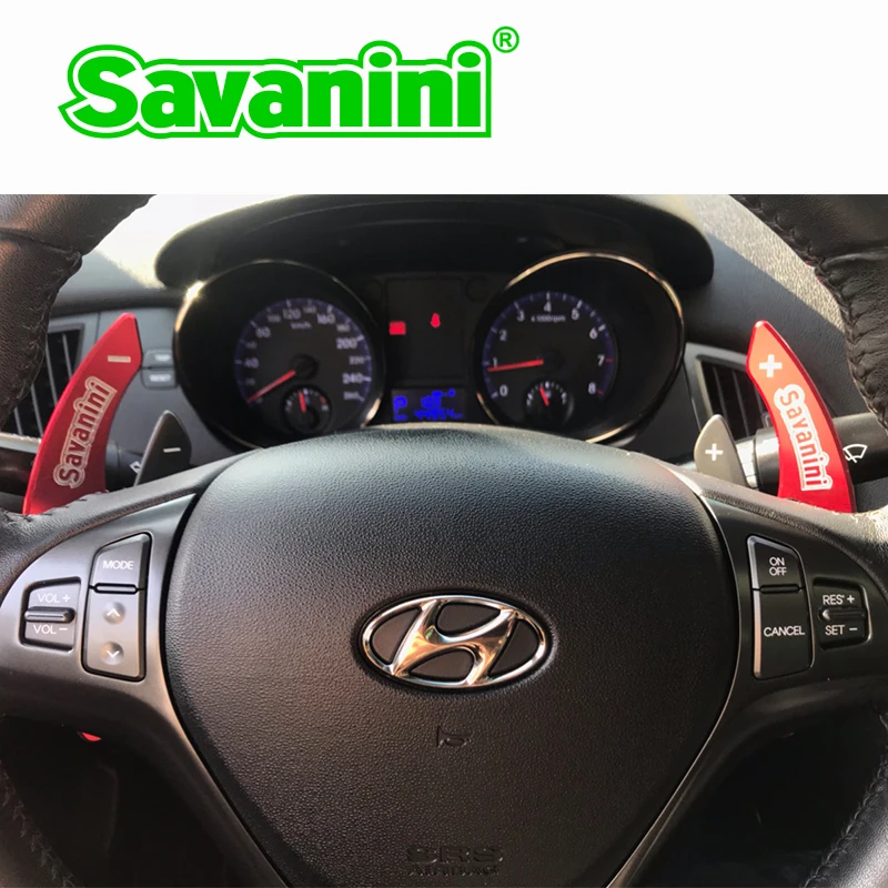 Алюминиевое весло переключения передач на руль Savanini удлинитель для Hyundai Genesis Coupe