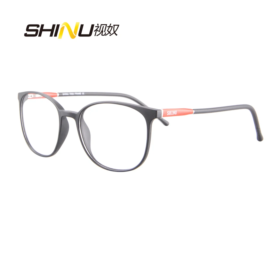 

SHINU Anti Blue light Photochromic Sunglasses Photosensitive Chameleon Anti-glare Glasses Change Color Lens Prescription Eyewear