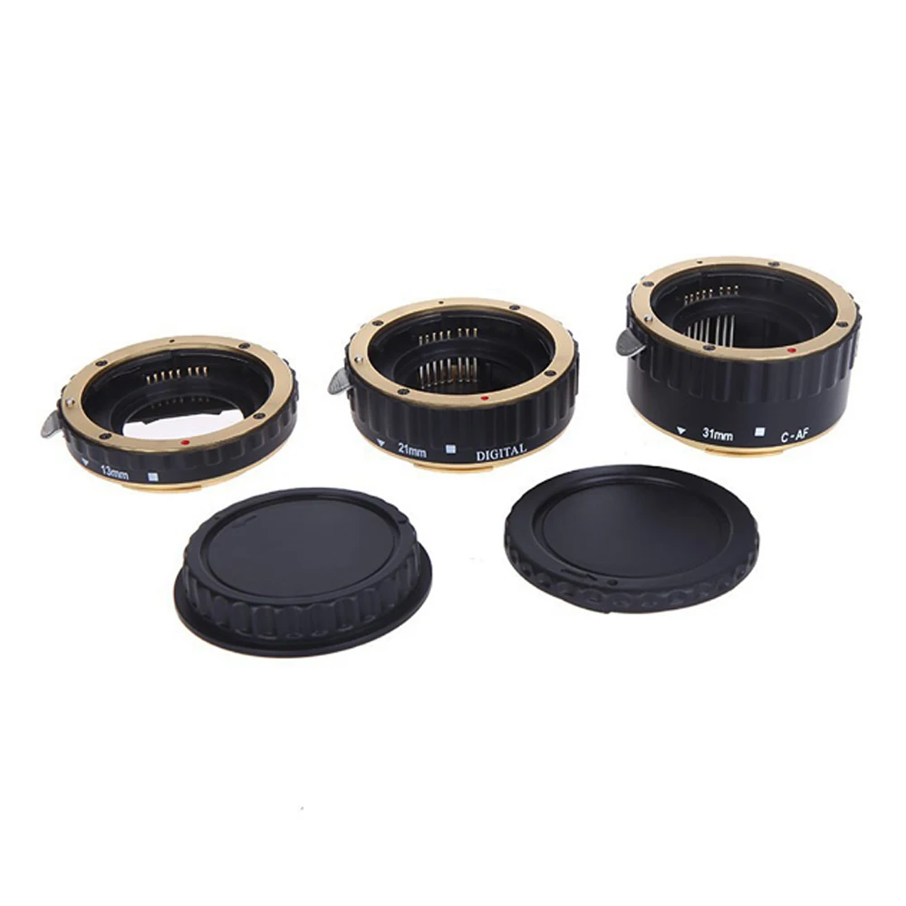 Металлическое Крепление с автофокусом AF макро Удлинительное Кольцо для