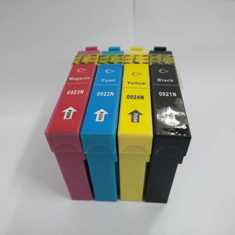 Vilaxh 4 шт. T0921 чернильный картридж T0921N для Epson Stylus CX4300 TX117 T26 T27 TX106 TX119 TX109 C91 чернила