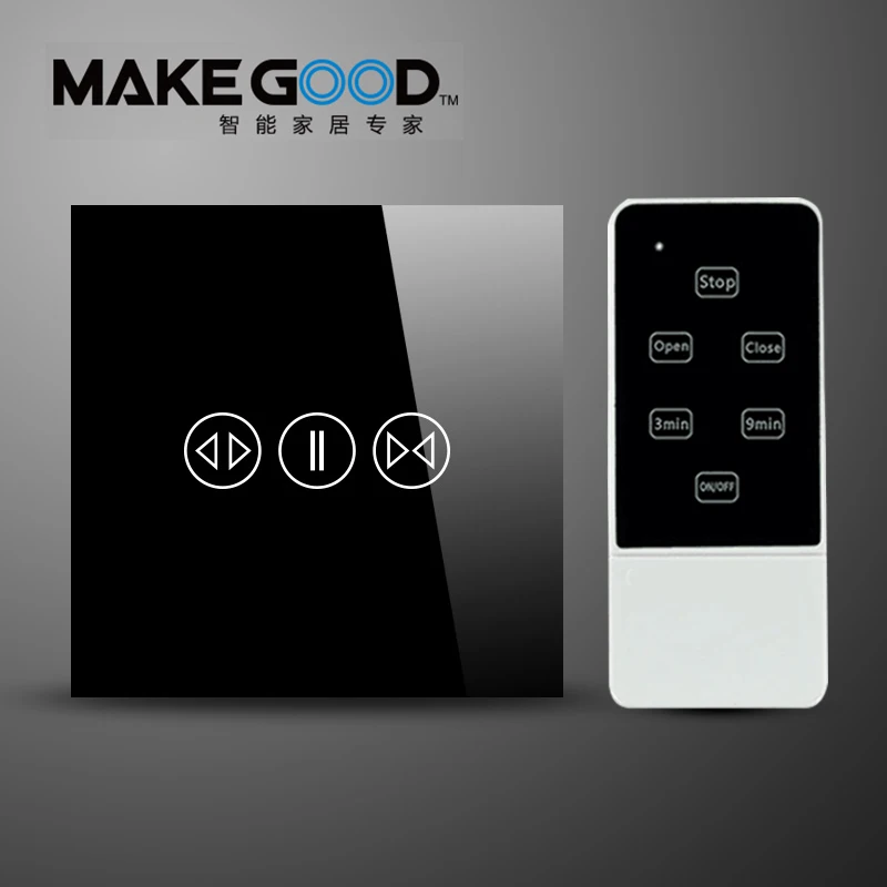MakeGood Роскошные galss Панель Великобритании Стандартный Дистанционное управление