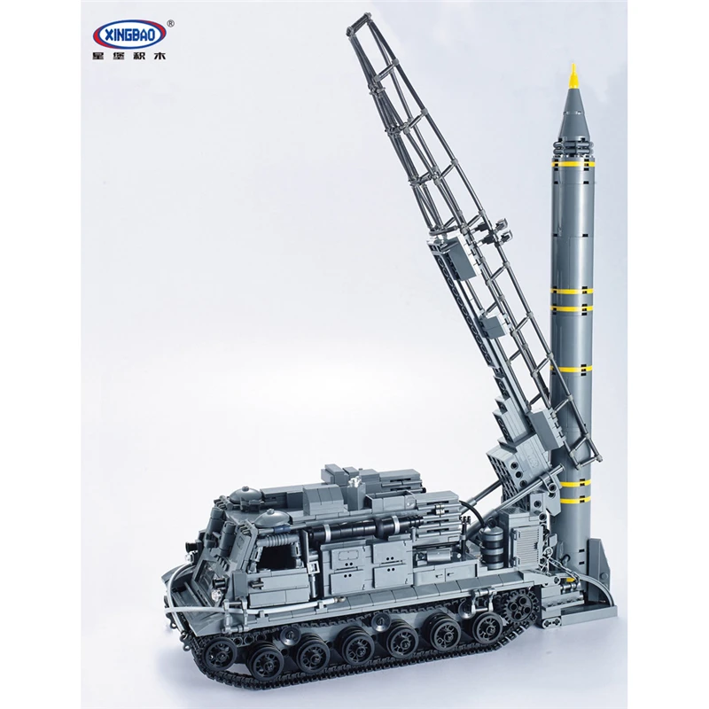 Xingbao 06005 1750 шт. военное оружие серии 8U218 TEL 8K11 набор строительных блоков Кирпичи для