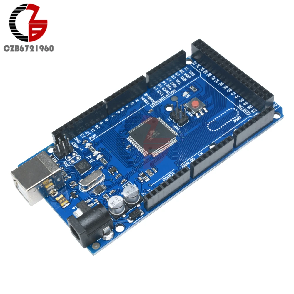 МЕГА 2560 R3 ATMEGA16U2 ATMEGA2560-16AU плата+ USB кабель