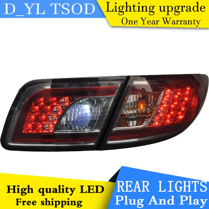 

Car Styling Tail Lamp for Mazda6 M6 smoke black LED Tail Light 04-15 New Altis LED Rear Lamp LED DRL+Brake+Park+Signal Stop Lam