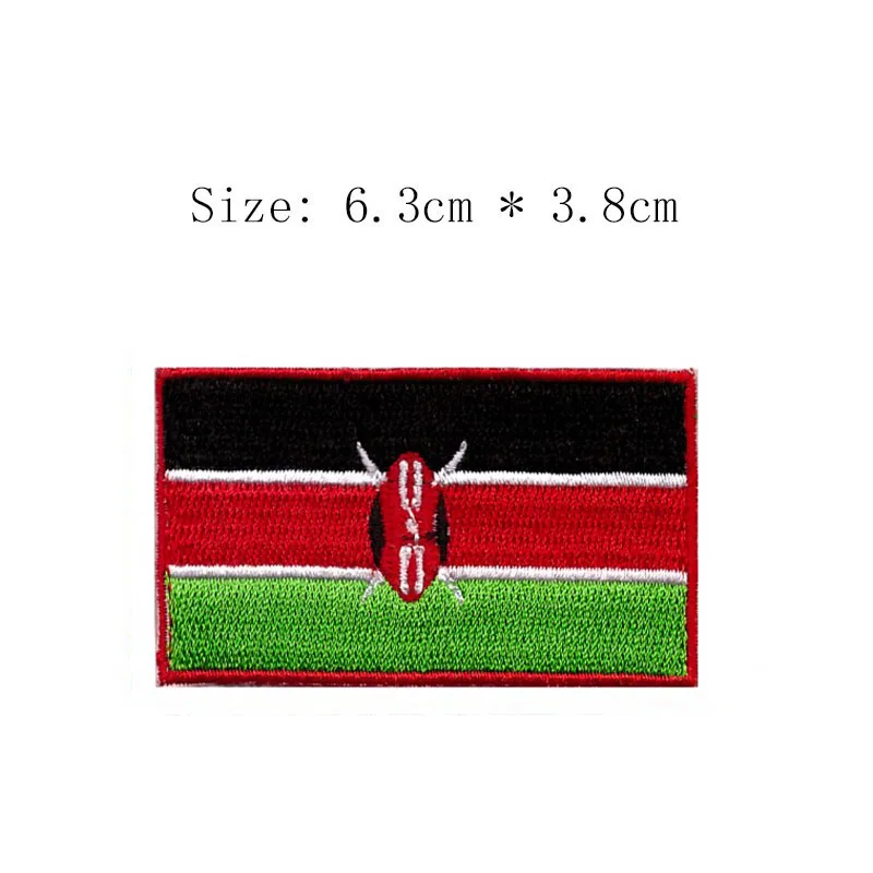 Нашивка С Вышивкой Республика Кения бесплатная доставка оптовая цена городская