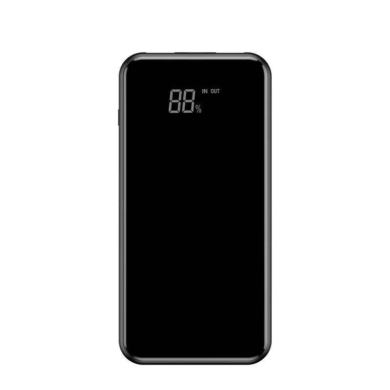 black Baseus, 8000 мА/ч, зарядное устройство QI, беспроводное зарядное устройство для iPhone X/XS/XR, samsung, 5 В/2 А, зарядное устройство, двойной usb, зарядное устройство, подставка для телефона - Цвет: black