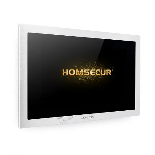 HOMSECUR 10 дюймовый домашний видеодомофон с камерой со сканером отпечатков пальцев