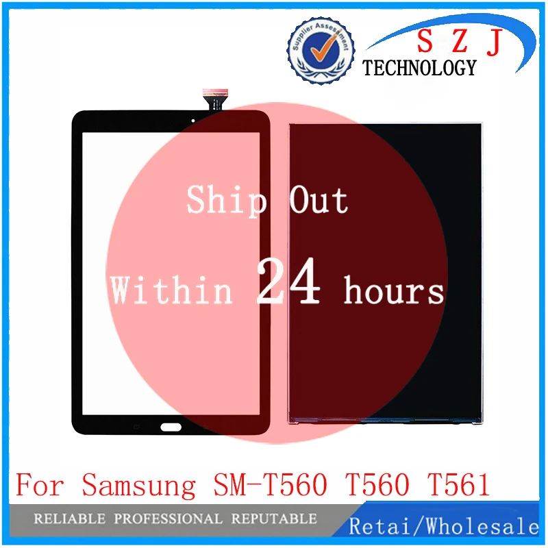 Новый чехол для Samsung Galaxy Tab E 9 6 SM T560 T561 стекло сенсорного экрана Digitizer + панель ЖК