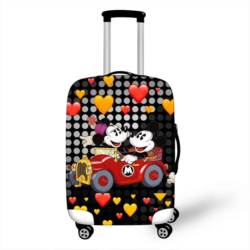 Q Luggage Protective Cover Case For Elastic 18-32 Inch Suitcase Protective Cover Cases Covers Xl Travel Accessories Mickey Minnie - Цвет: Q