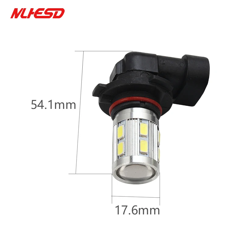 10X HB4 9005 9006 12SMD 5630 Cree чип с объективом супер белый светодиодный лампы 6000K 12V 15W
