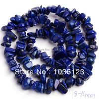 high quality 5 8mm pretty natural lapis lazuli chip gravel diy gems loose beads strand 42cm jewelry making free shipping w376