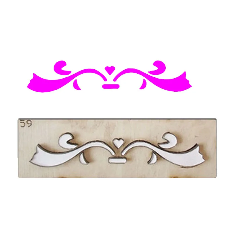 Мезопотамия DIY скрапбукинг украшения цветы деревянные матрицы лазерная машина