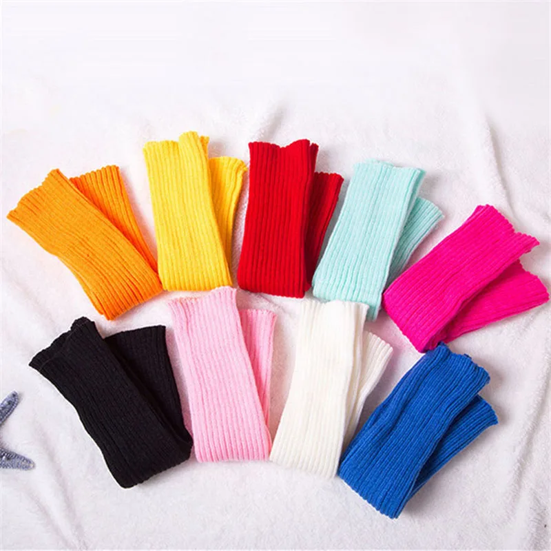 Women Sports Warm Leg Warmers Safety Legwarmers Long Knitted Kneepad Warmer Soft Plush Tube Socks Girls | Спорт и развлечения