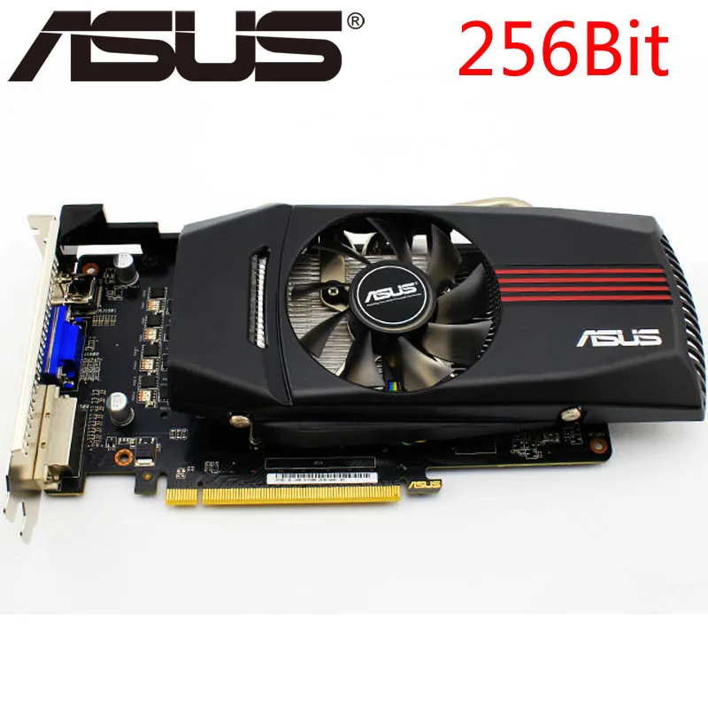 Видеокарта ASUS HD 7850 1 ГБ 750 бит GDDR5 графические карты для ATI Radeon HD7850 VGA б/у эквивалент