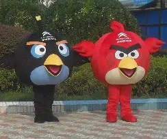 2014 Новый Прочный костюм талисмана Angry Red Bird Бесплатная доставка | Тематическая