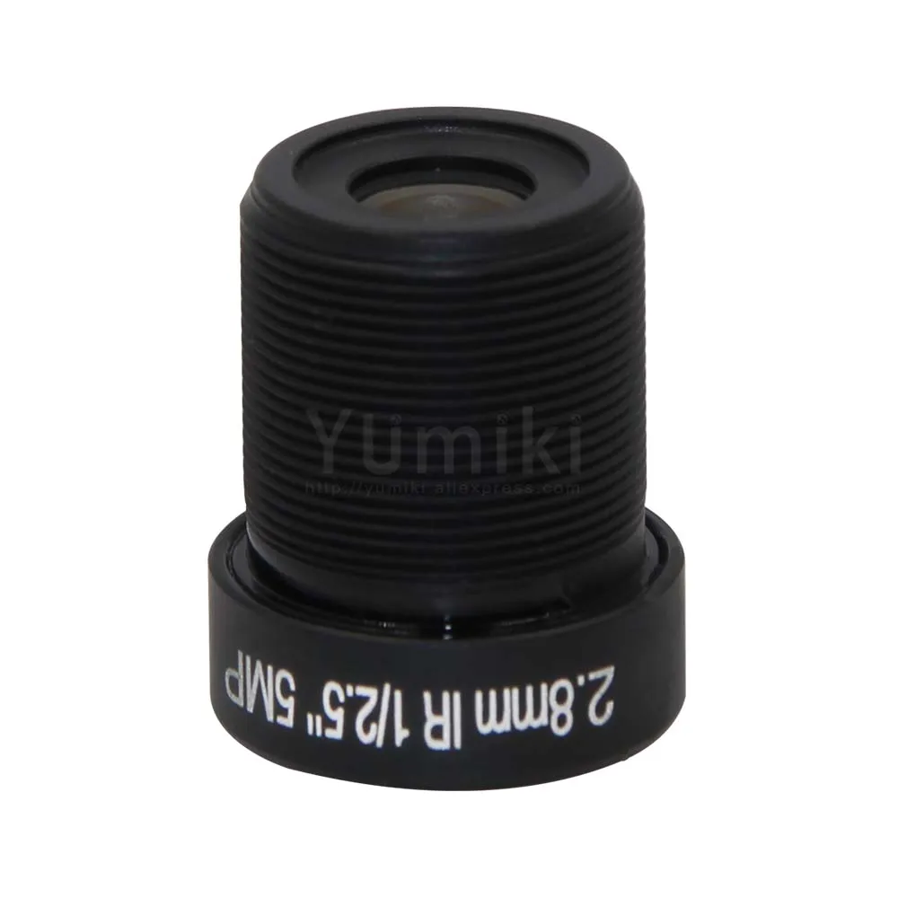 Yumiki 5,0 Megpixel M12 MTV 2,8 мм 5MP HD CCTV камера объектив IR HD камера безопасности Объектив фиксированная диафрагма
