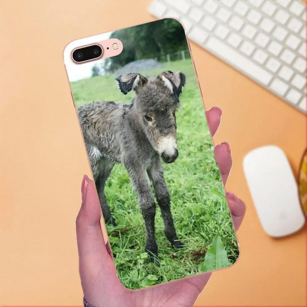 Новый стиль большая задница длинные уши Милый Ослик для Galaxy A3 A5 A7 On5 On7 2015 2016 2017 Grand Alpha G850 Core2 Prime S2 I9082 on.