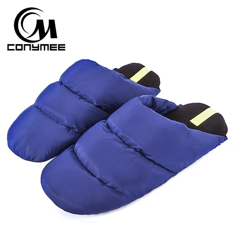 ZJ-YR Blue CONYMEE Для мужчин Куртки с хлопковым наполнителем мужские тапочки зимний жакет с хлопковой подкладкой теплые комнатные тапочки Pantufa; Сезон Зима; для дома; обувь на плоской подошве обувь повседневные кроссовки - Цвет: ZJ-YR Blue