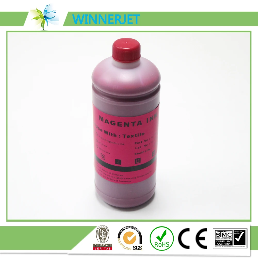 Текстильные чернила Winnerjet 4 цвета (DTG) для промышленной головки Konica 512 хлопка